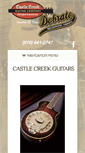Mobile Screenshot of castlecreekguitars.com